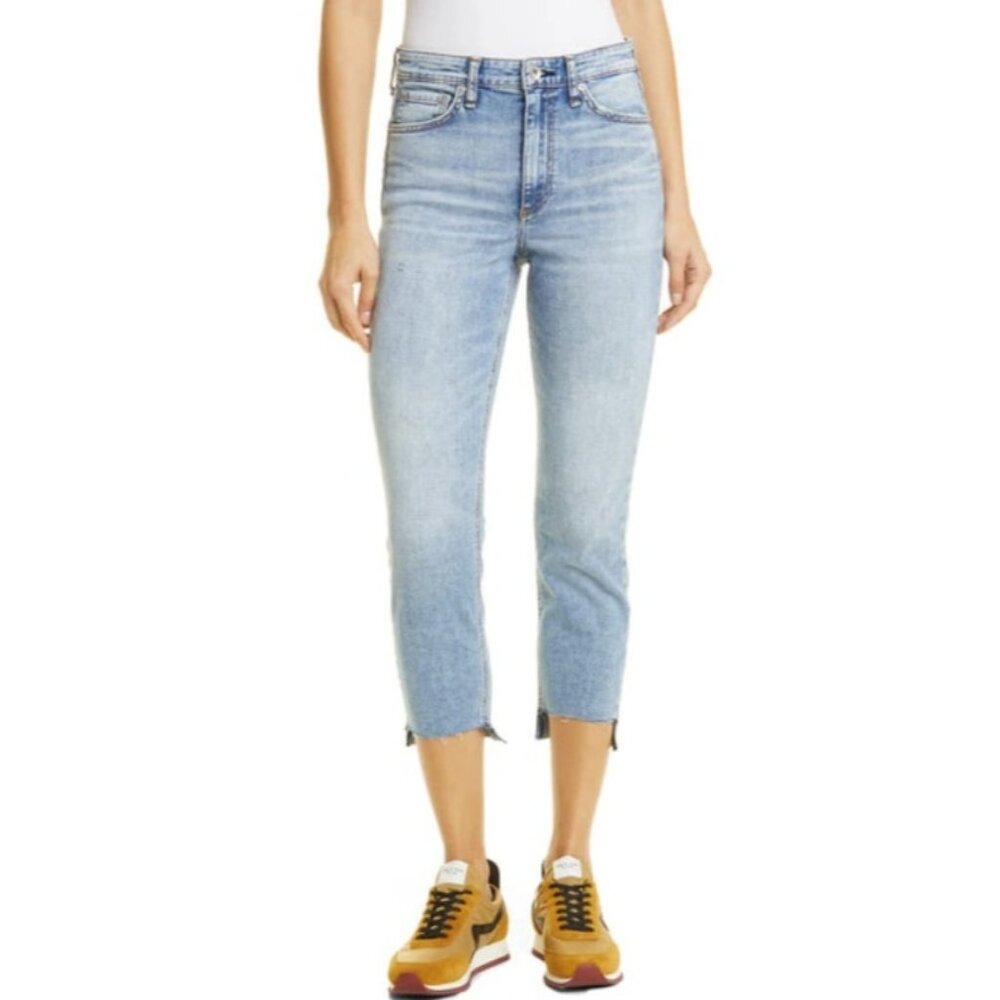 RAG & BONE Nina High Waist Shorty Cigarette Jeans In Alexis ( 23 )